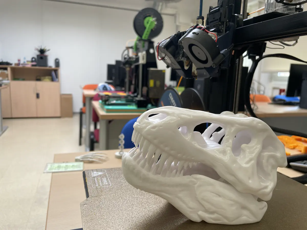 3D printed dinosaur