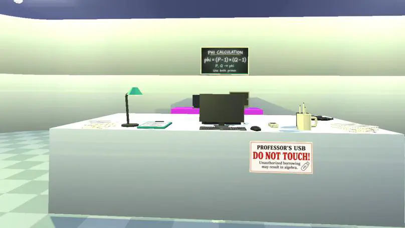 Classroom Escape Room: cryptography in VR